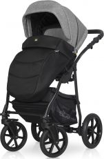 Детская коляска 2 в 1 Expander Elite 04 Carbon (черная ткань – т.серая ткань)